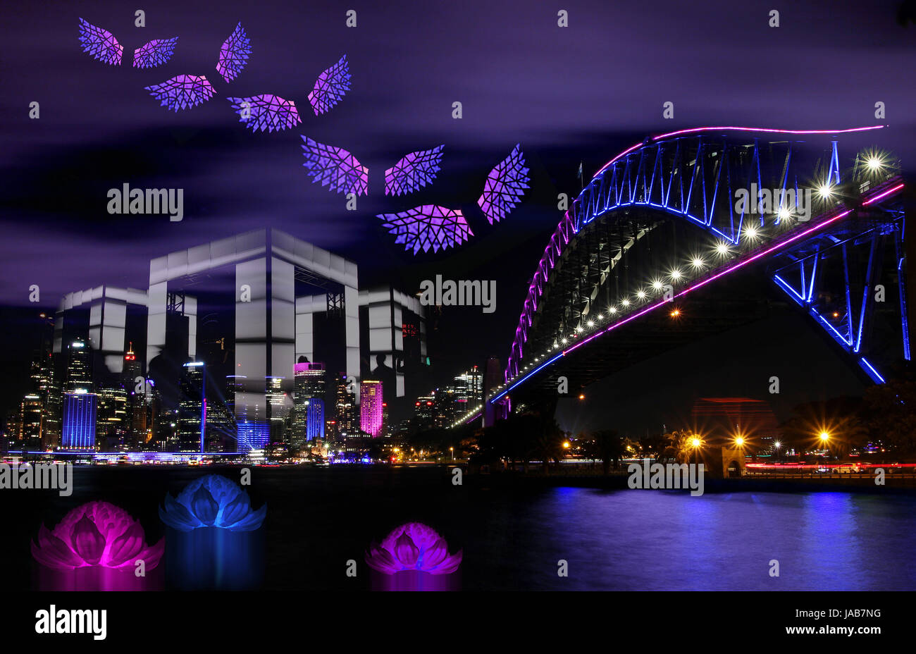 Vivid Sydney 2017 Banque D'Images