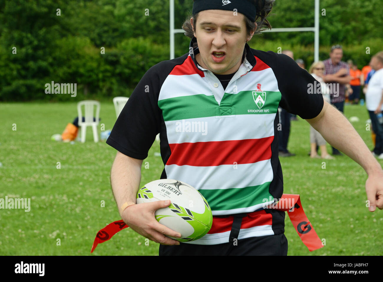 Cuillère en bois SEN International rugby tournament à Witney Oxfordshire, UK, RFC Banque D'Images