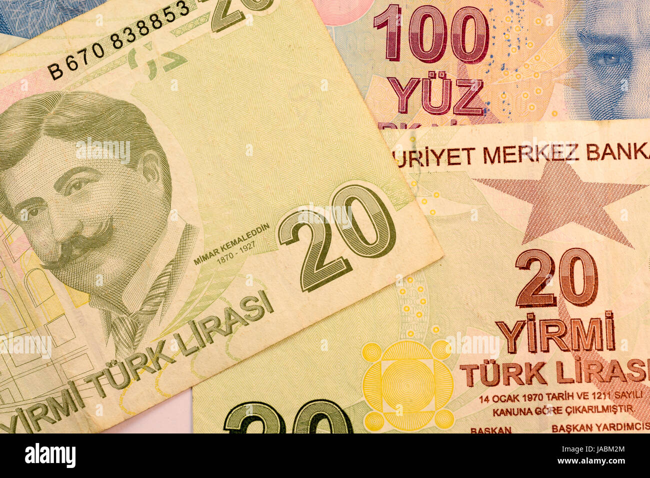 Close up monnaie livre turque note, livre turque Türk lirası) turc (Türk  Lirası ₺200 200 euros (avers) Code ISO 4217 Essayez Nombre Photo Stock -  Alamy