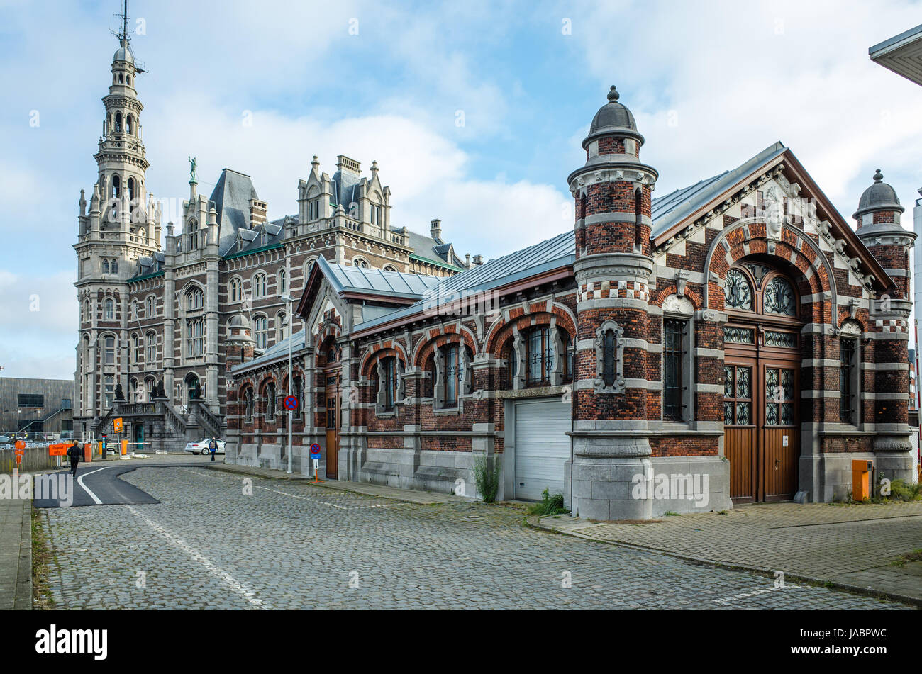 Marguerie Schuilhaven et pilotage des capacités Loodswezen à Anvers, Belgique Banque D'Images