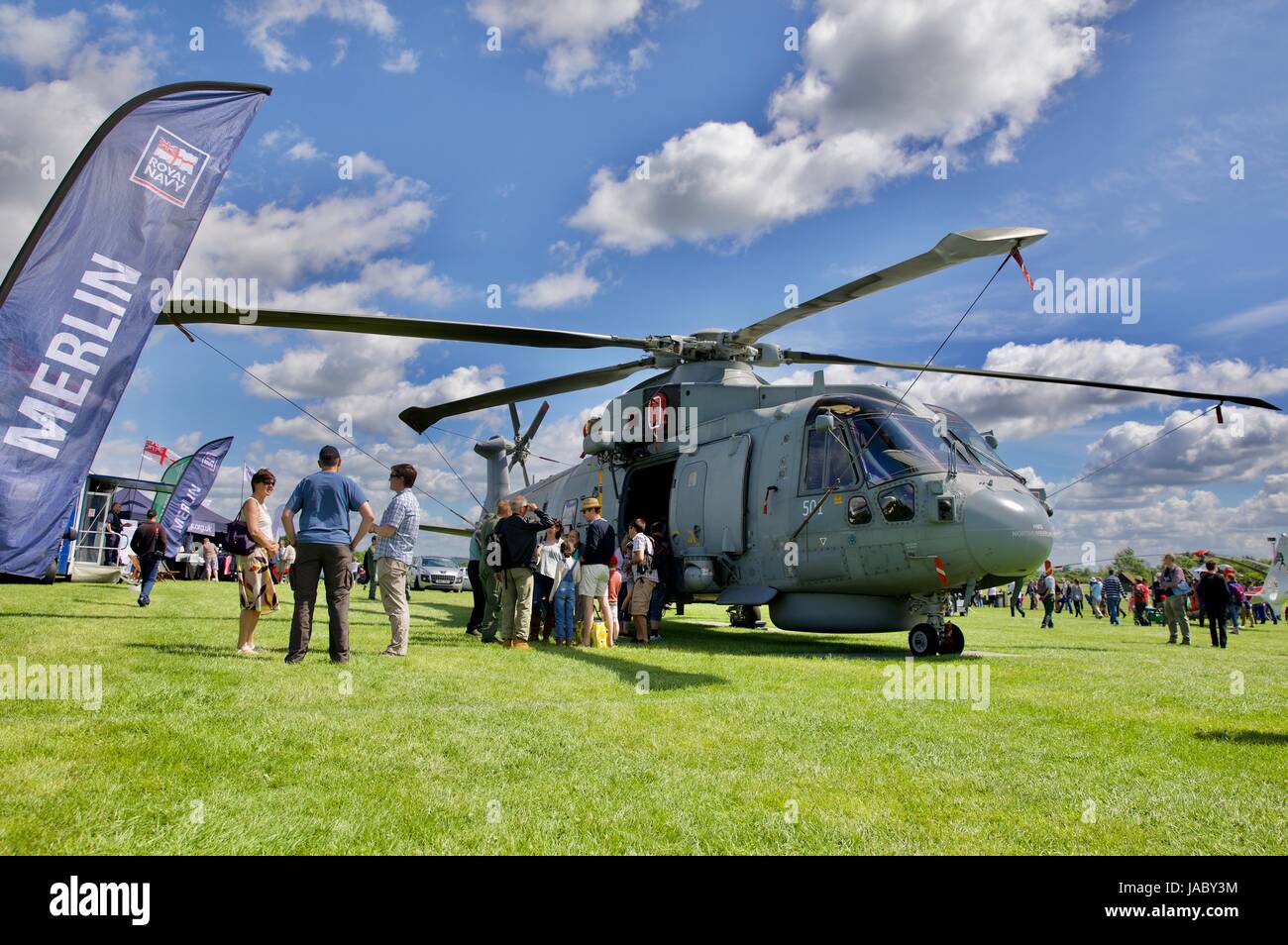 Hélicoptère Merlin de la Marine royale d'AgustaWestland Banque D'Images