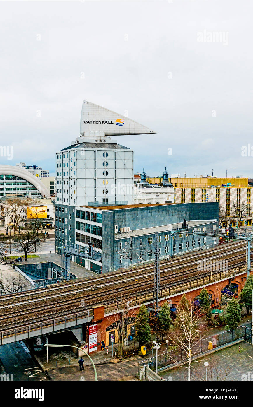 Berlin : S- Bahn im Westen aus der Vogelschau ; Berlin. La ville de chemin de fer - Bird's Eye View Banque D'Images