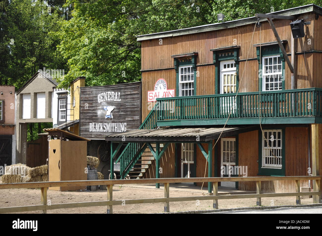 Ville de cowboy Banque D'Images