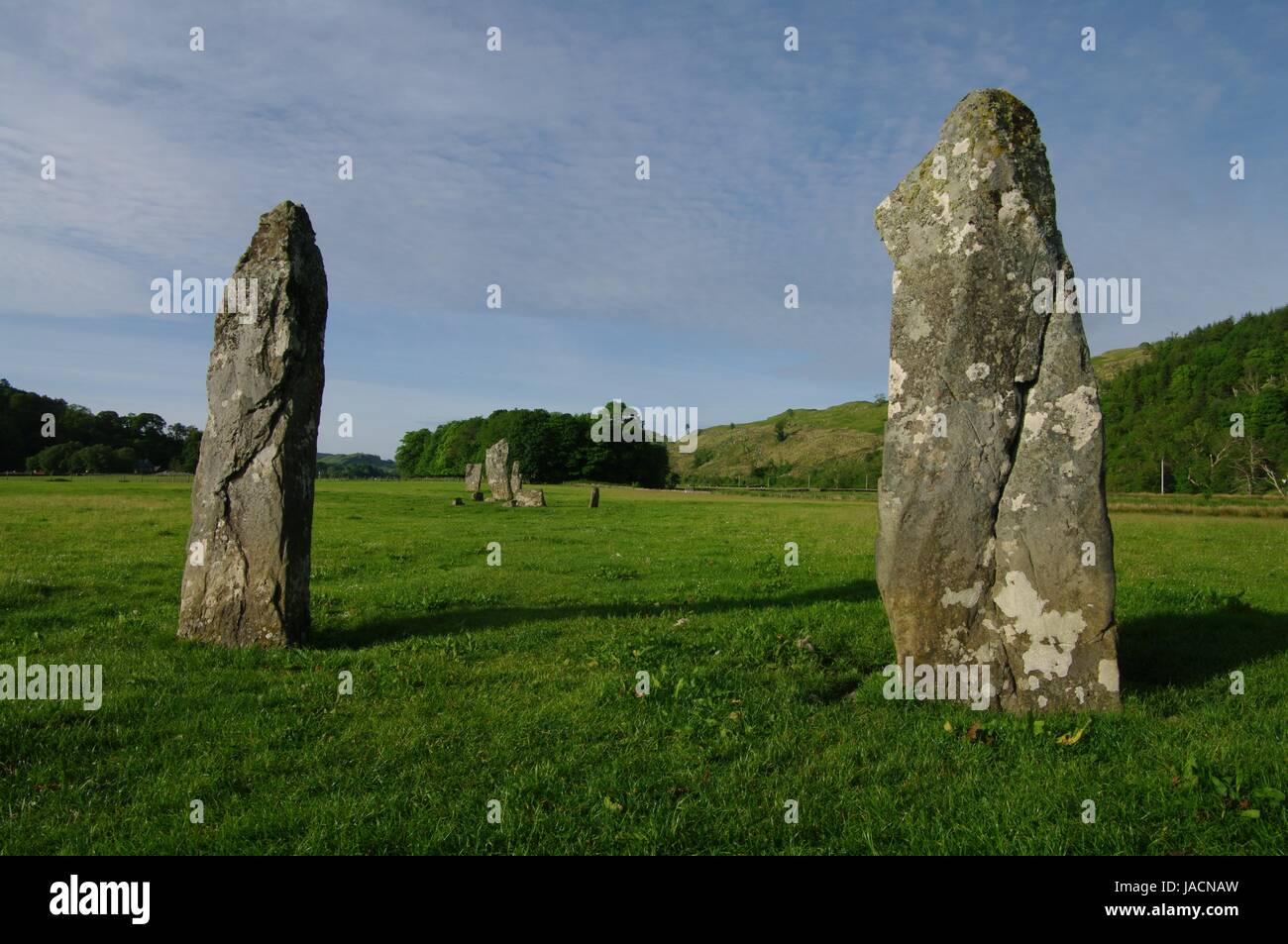Mégalithes, Kilmartin, Argyll and Bute, Ecosse Banque D'Images