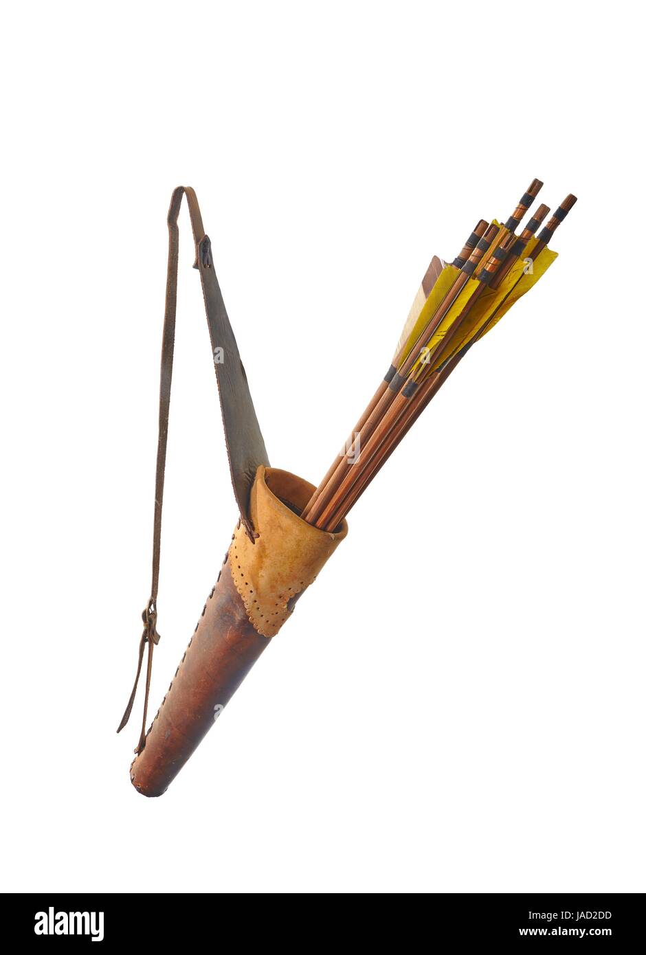 Carquois en jute pour ranger ses flèches en bois d'archer