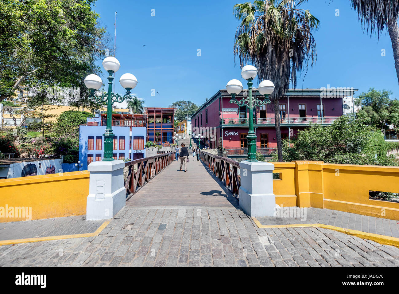 De Barranco à Lima, Pérou Banque D'Images
