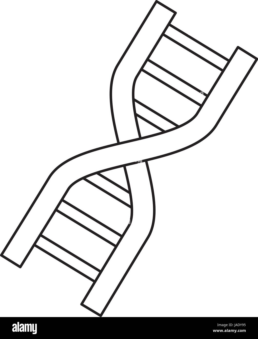 L'ADN code génétique Illustration de Vecteur