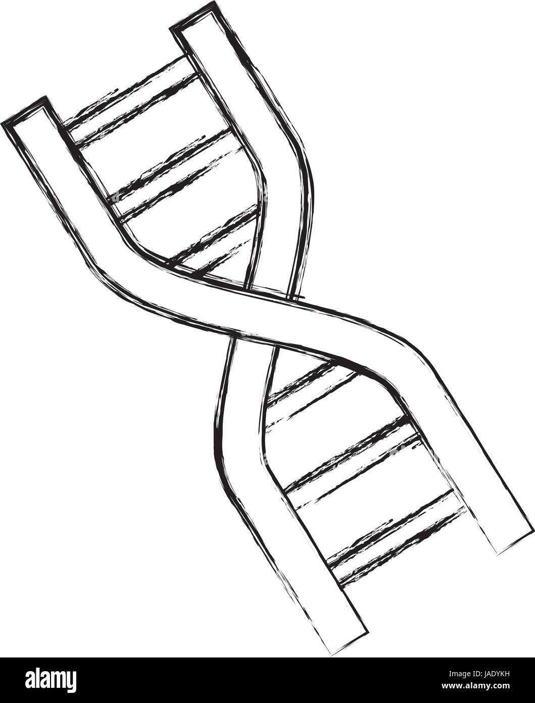 L'ADN code génétique Illustration de Vecteur