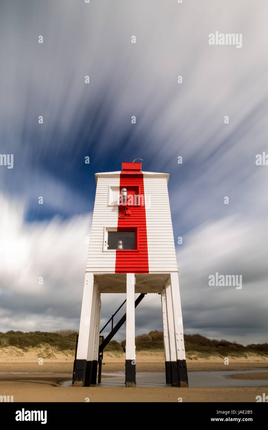 Burnham on Sea lighthouse Banque D'Images