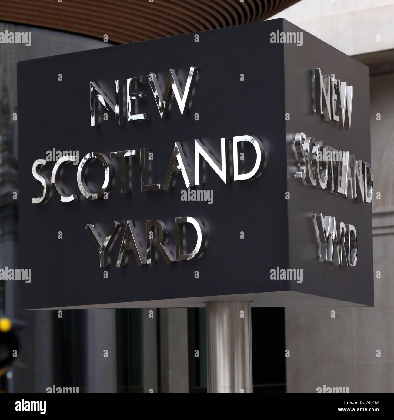 5 juin 2017 - New Scotland Yard, le quartier général de la Metropolitan Police Service, qui est maintenant situé à Victoria Embankment Banque D'Images