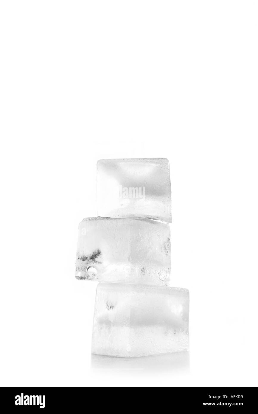 cubes de glace Banque D'Images