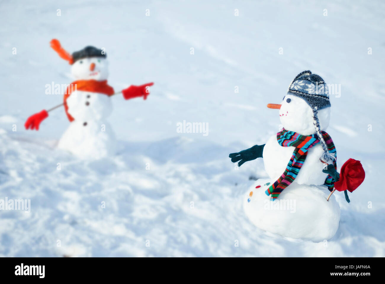 Deux bonhommes - quel beau couple ( bonhomme Photo Stock - Alamy