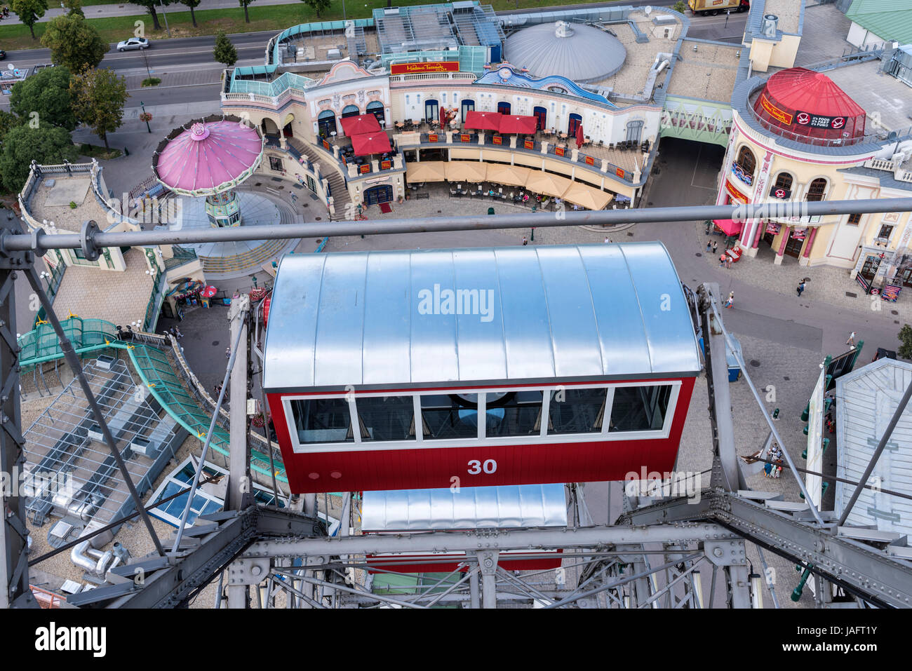 Wiener Riesenrad Grande Roue, Vienne, Autriche, Europe Banque D'Images Wiener Riesenrad Grande Roue, Vienne, Autriche, Europe Banque D'Images