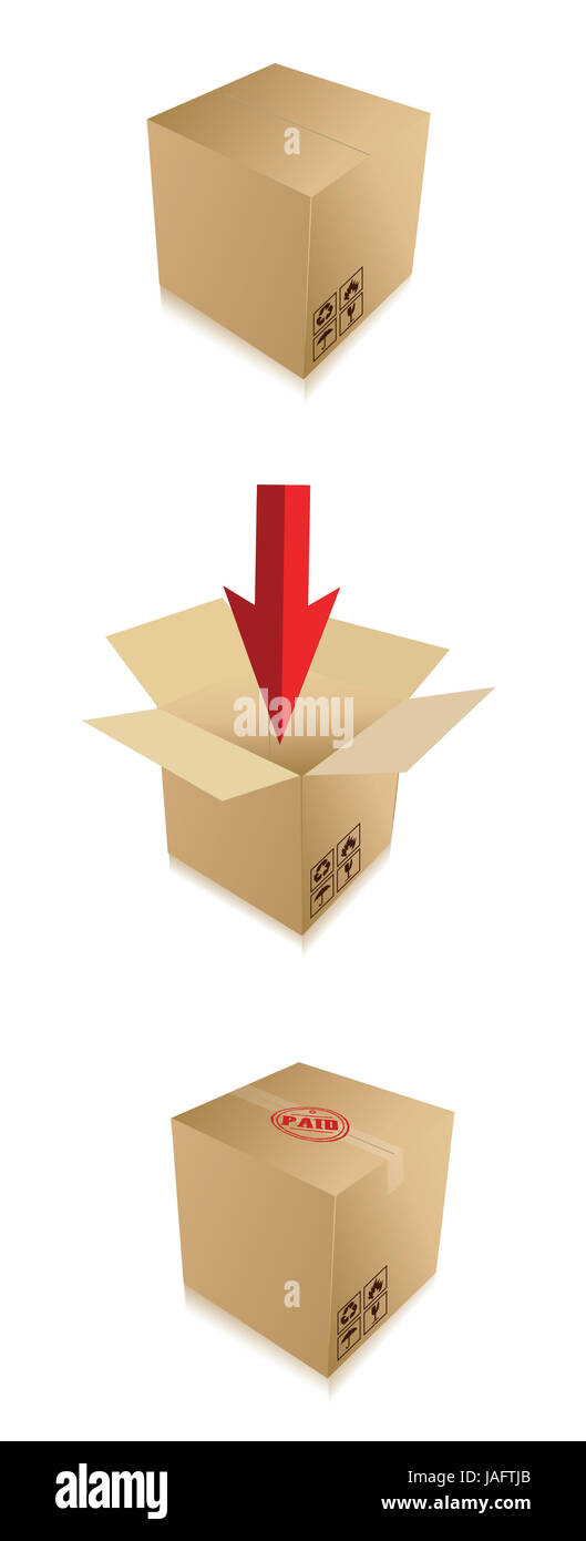 Séquence de illustration design sur un fond blanc Banque D'Images