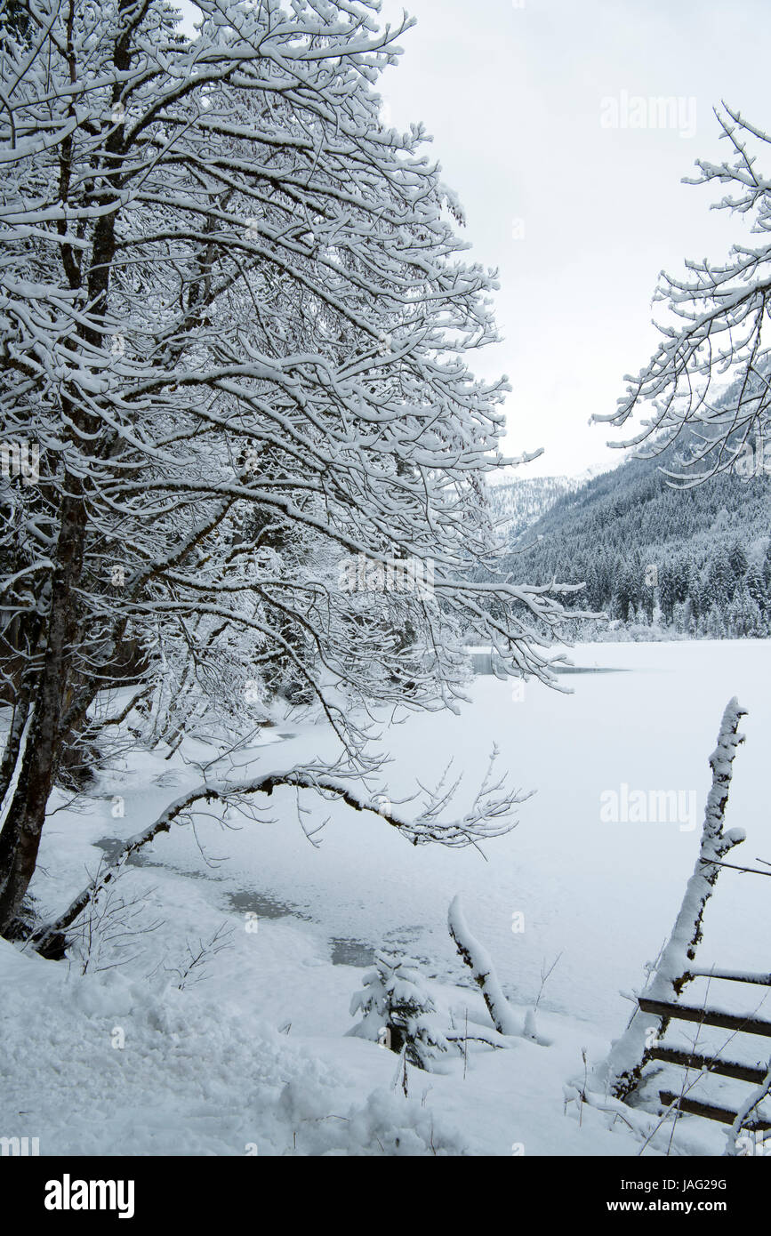 Ã-sterreich, Salzburger Land, Kleinarl bei Wagrain, JÃ¤gersee Banque D'Images