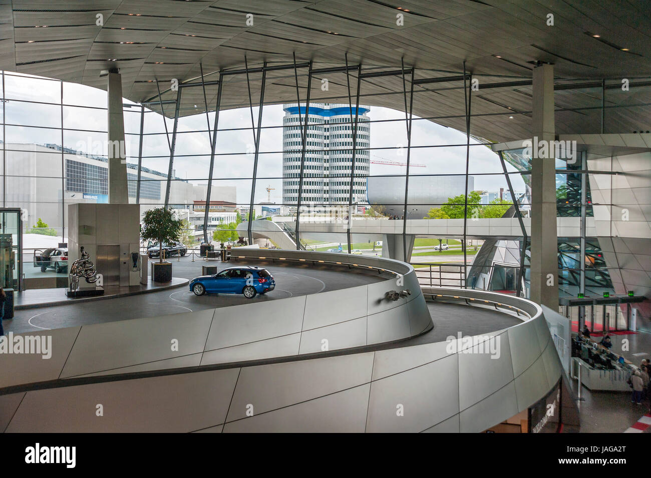 BMW Welt München, Allemagne Banque D'Images