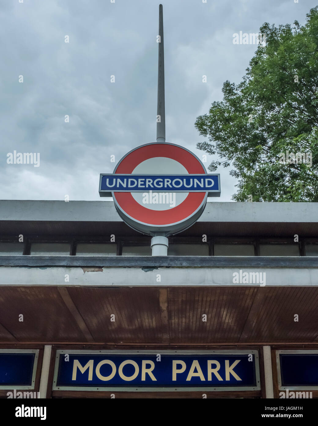 Moor Park station Banque D'Images