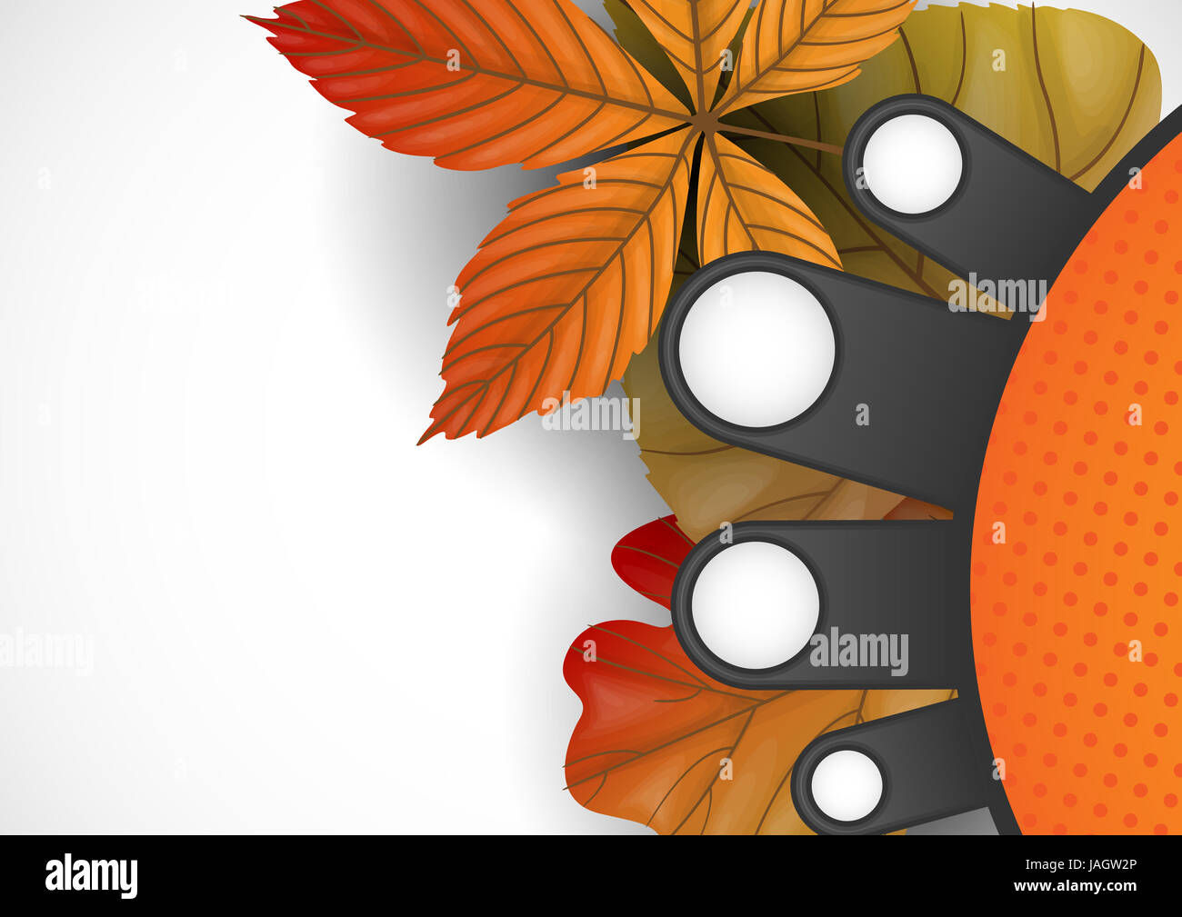 Vente d'automne. Brochure d'entreprise. Vector Illustration. Eps 10. Banque D'Images