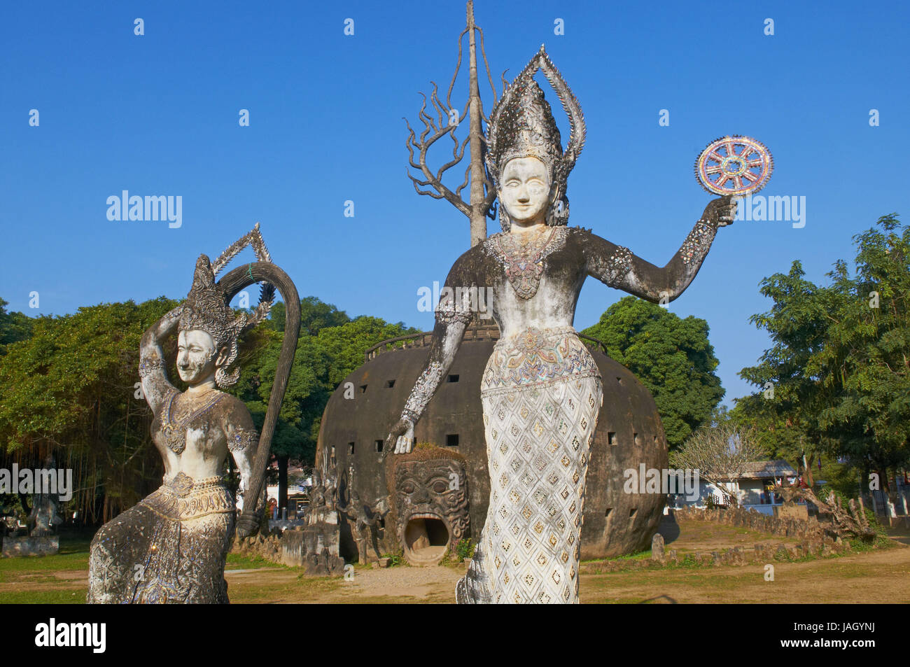 Laos,province de Vientiane, Xieng Khuan,Bouddha,parc,en 1958 Buddha-Statuen,hindou, bouddhiste, Banque D'Images