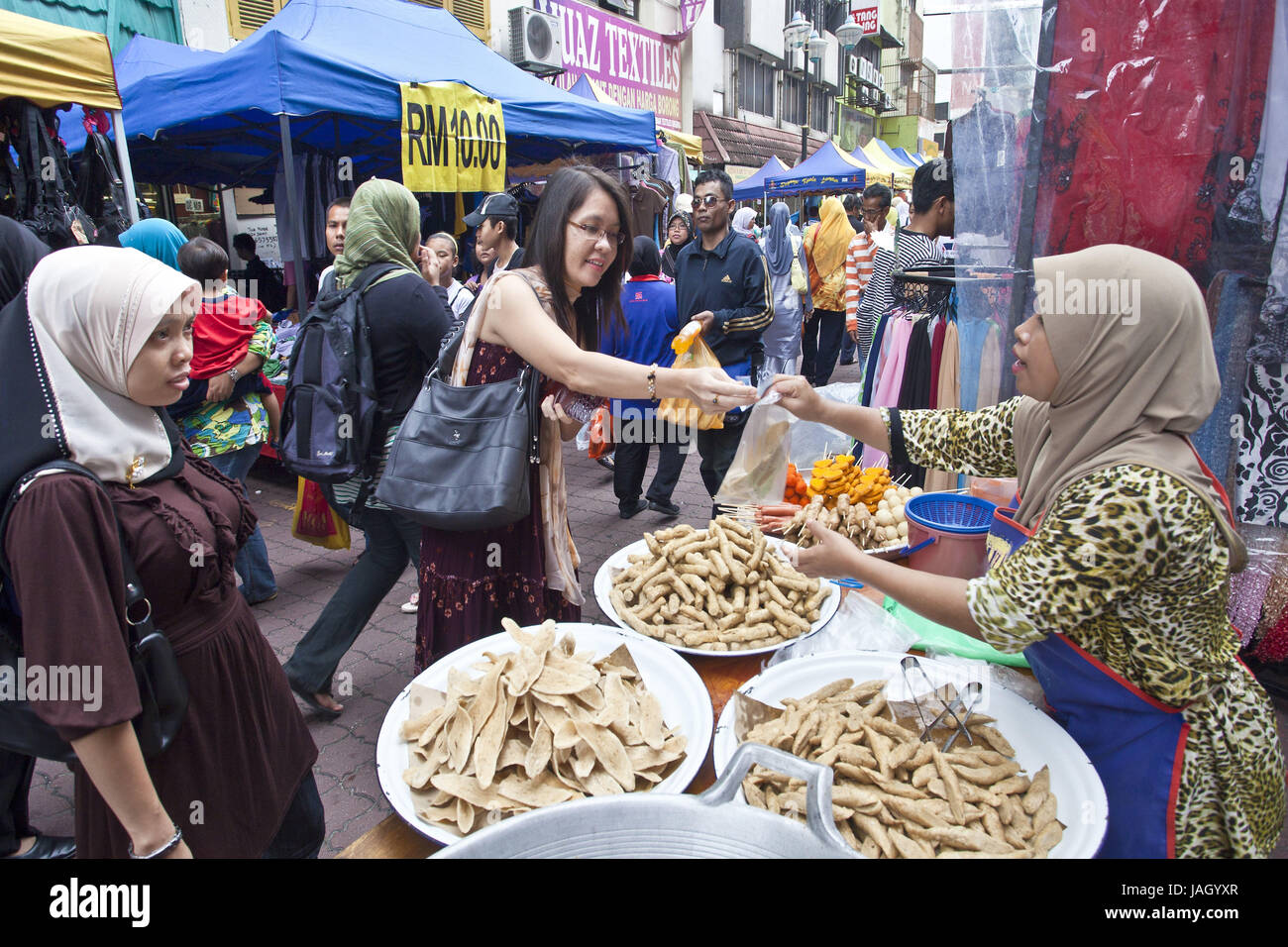 Malaisie, Kuala Lumpur, Little India,marche,de l'alimentation, Banque D'Images