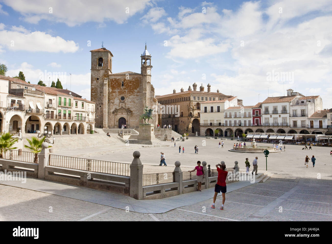 Espagne,ex-tréma dura,Trujillo,Plaza Mayor, Banque D'Images