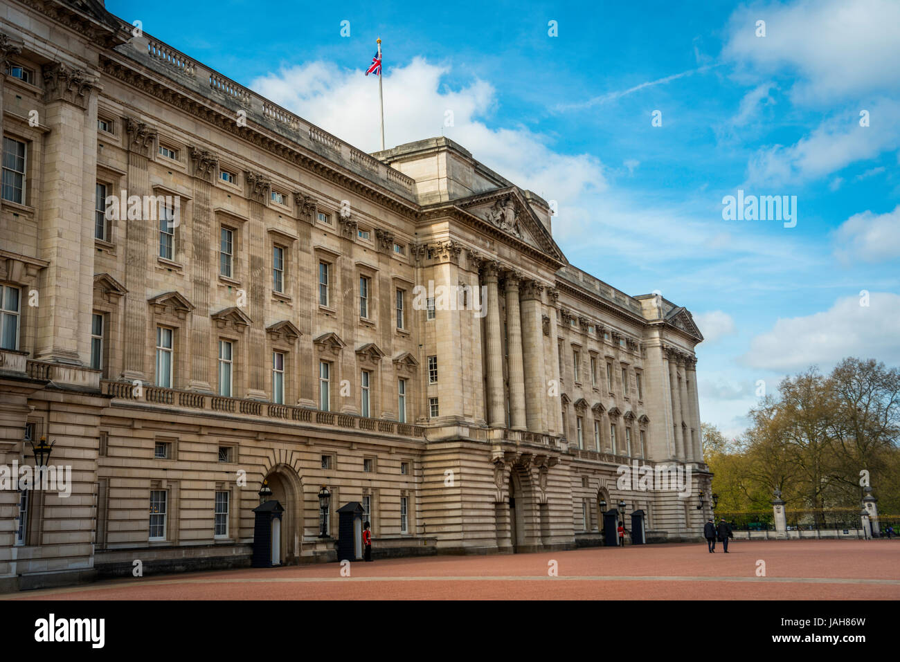 Buckingham Palace, Westminster, Londres, Angleterre, Royaume-Uni Banque D'Images