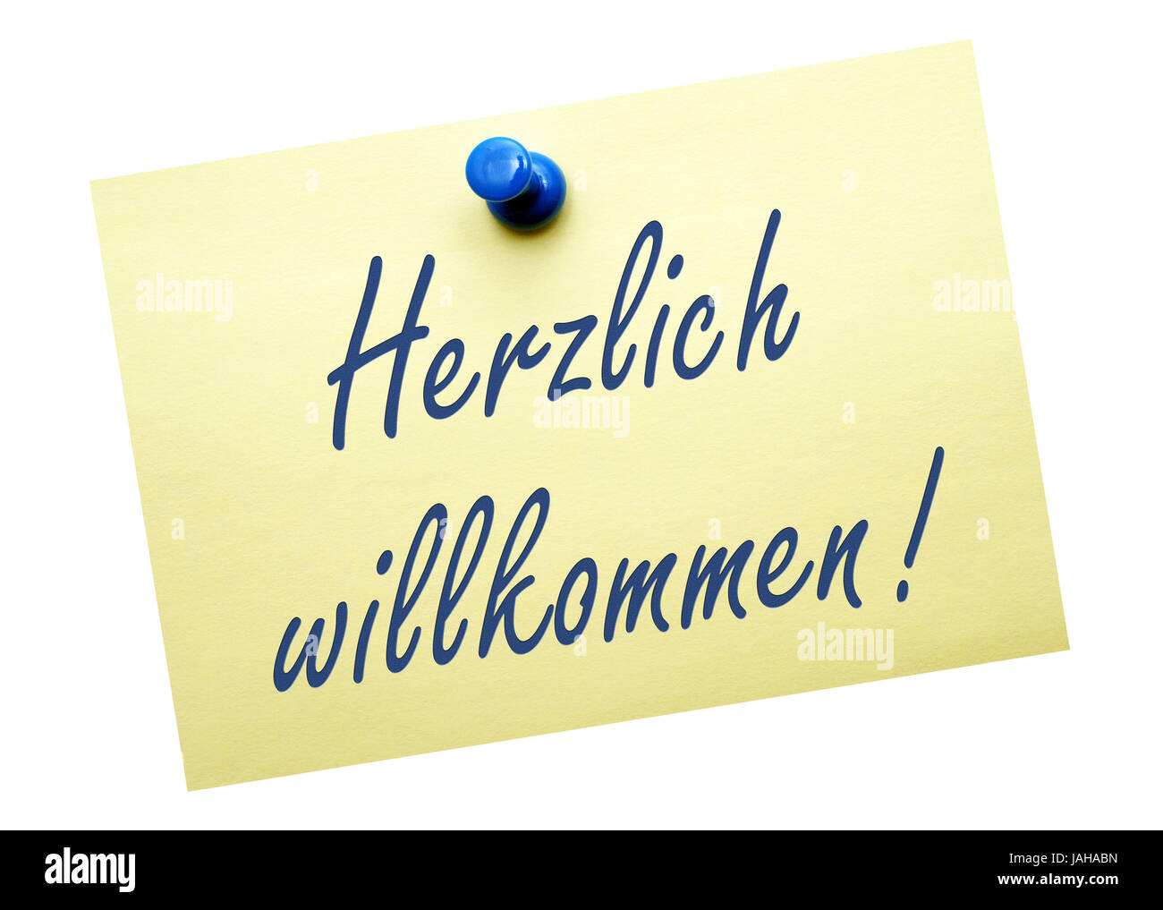 Herzlich willkommen ! Banque D'Images