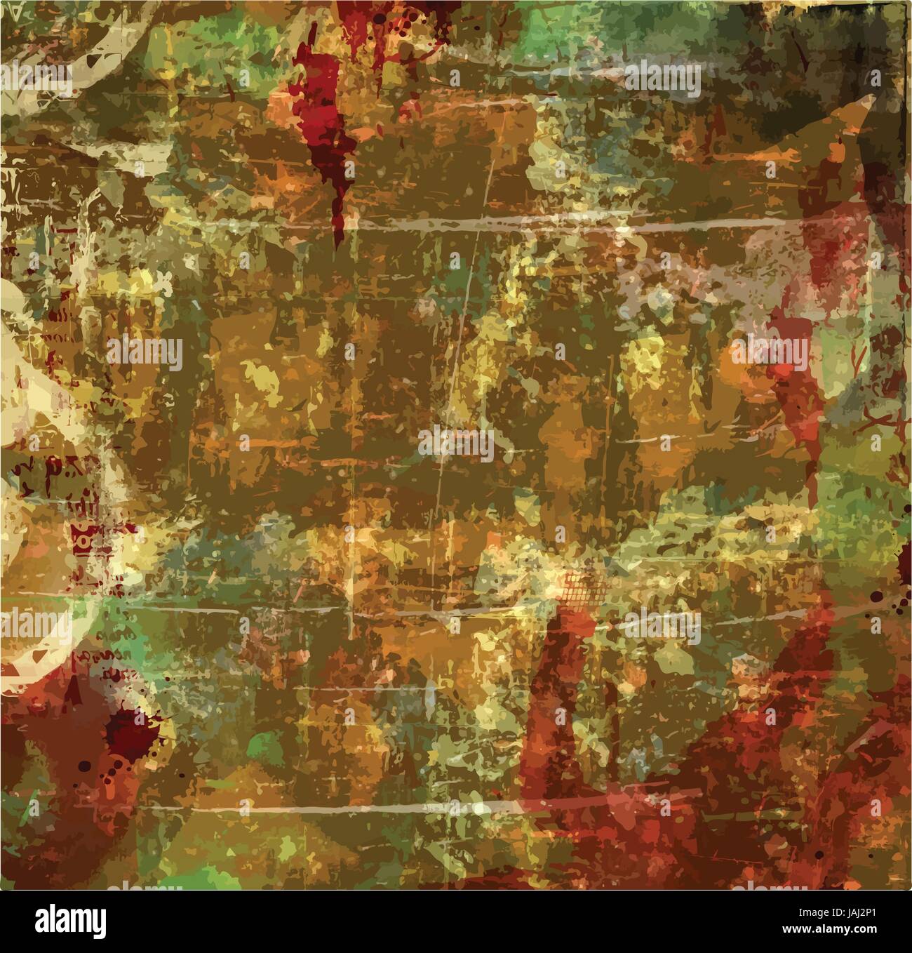 La peinture abstraite moderne d'Art Contemporain Toile de fond ou la texture. Aquarelle peintures à l'huile et acrylique d'art pour Creative Design Conception Illustration de Vecteur