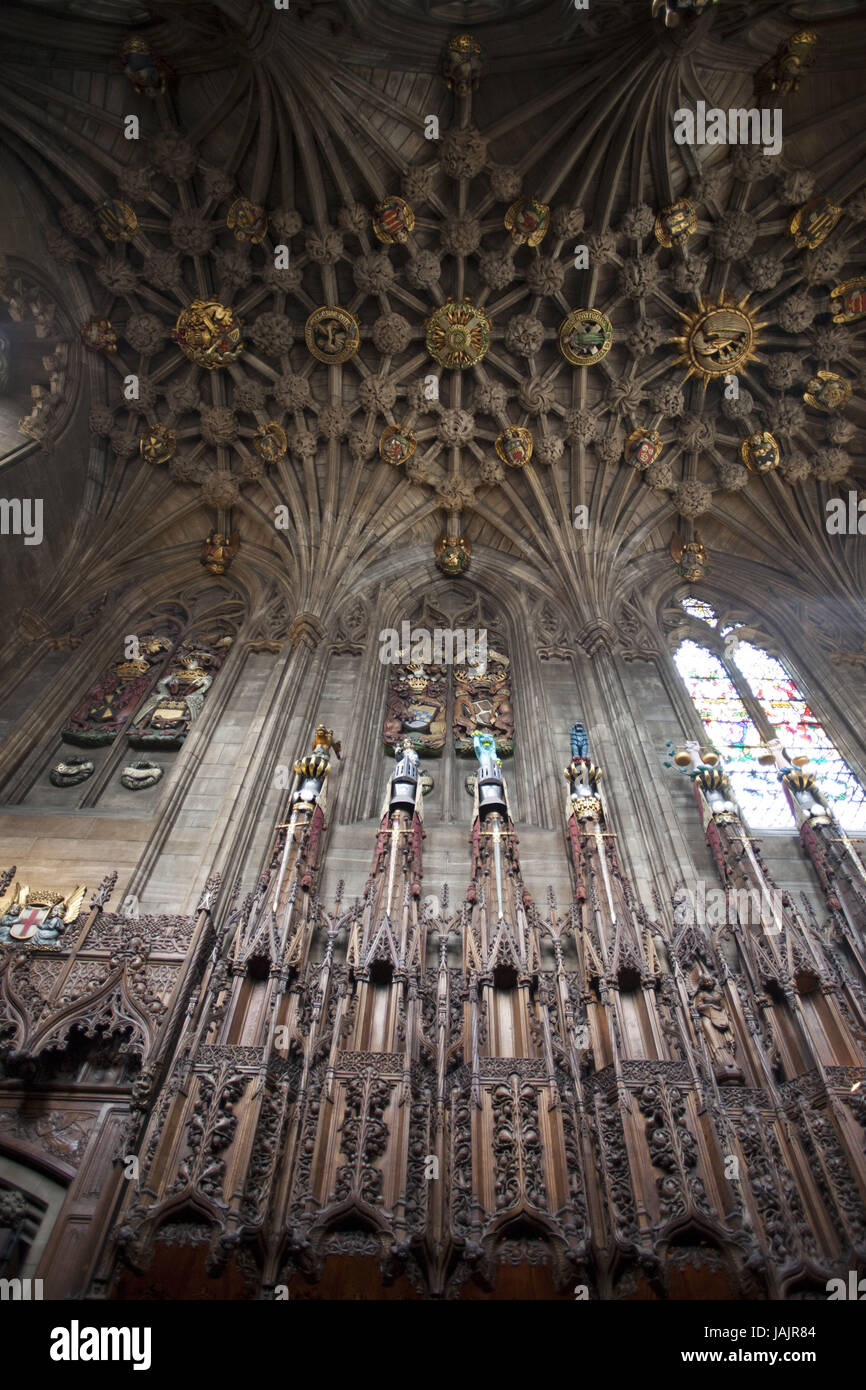 L'Écosse, Édimbourg, le Royal Mile, St. Giles de cathédrale Chapelle Chardon,intérieur,shot, Banque D'Images