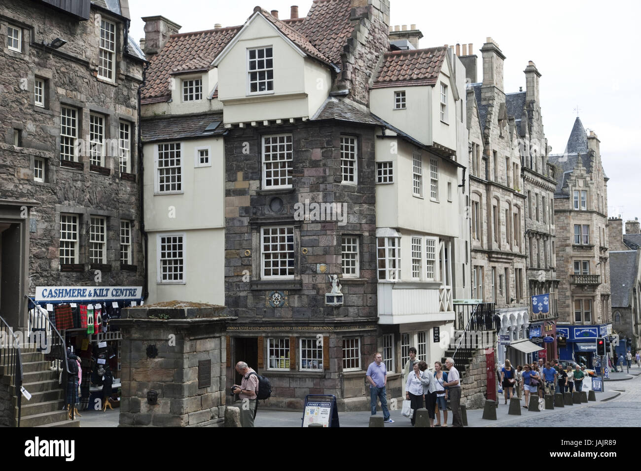 L'Écosse, Édimbourg, le Royal Mile,John Knox House, Banque D'Images