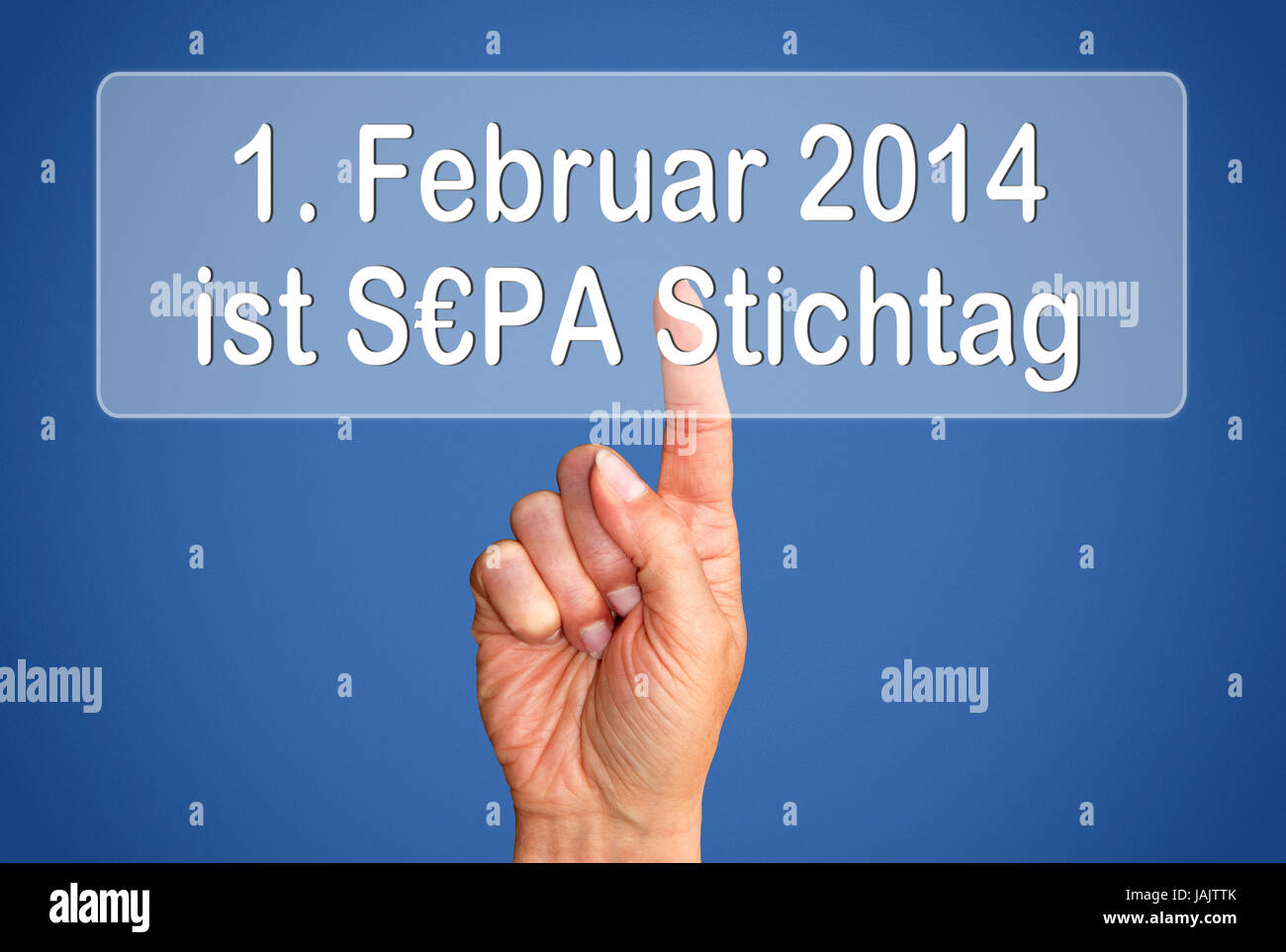 SEPA Stichtag Banque D'Images