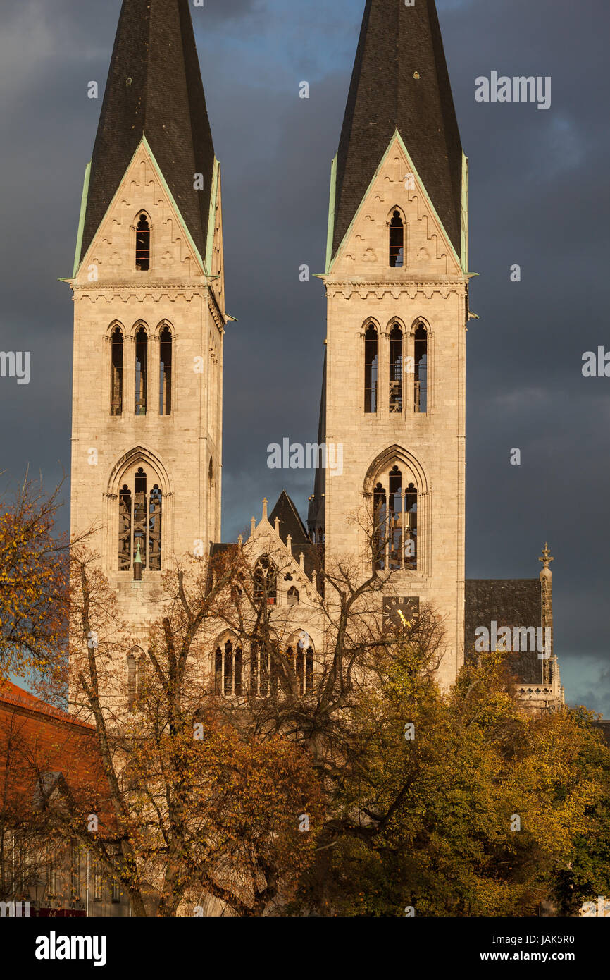 Halberstadt Dom im Herbst Banque D'Images