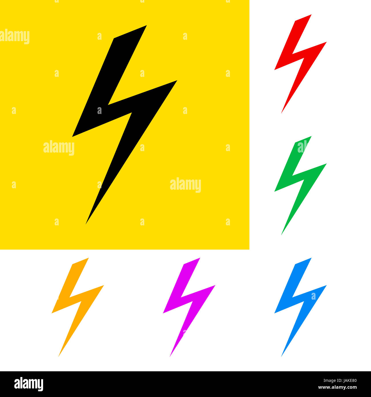 Panneau Danger haute tension avec des variations de couleur Photo Stock -  Alamy