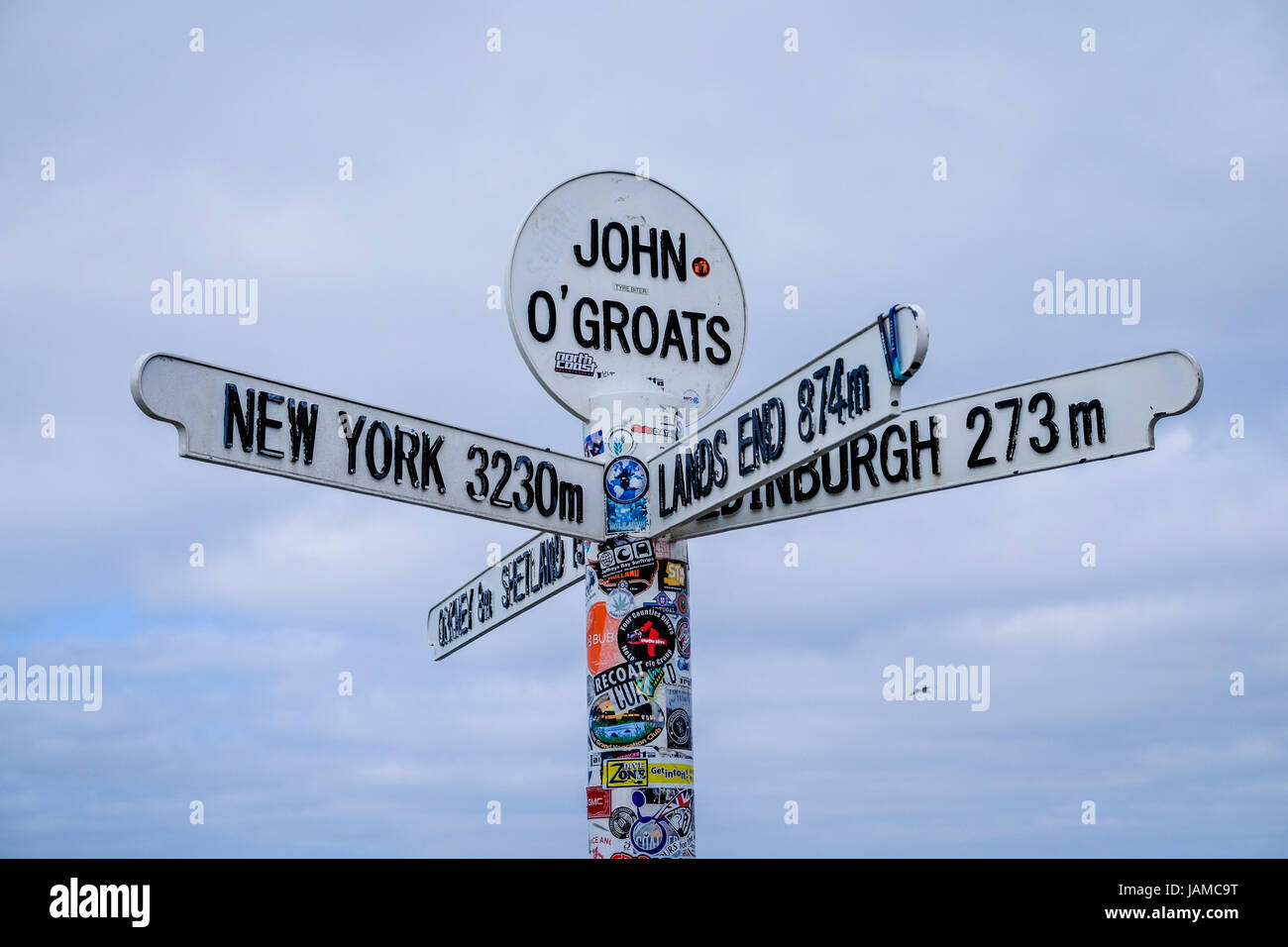 John O'Groats, Ecosse, Royaume-Uni Banque D'Images