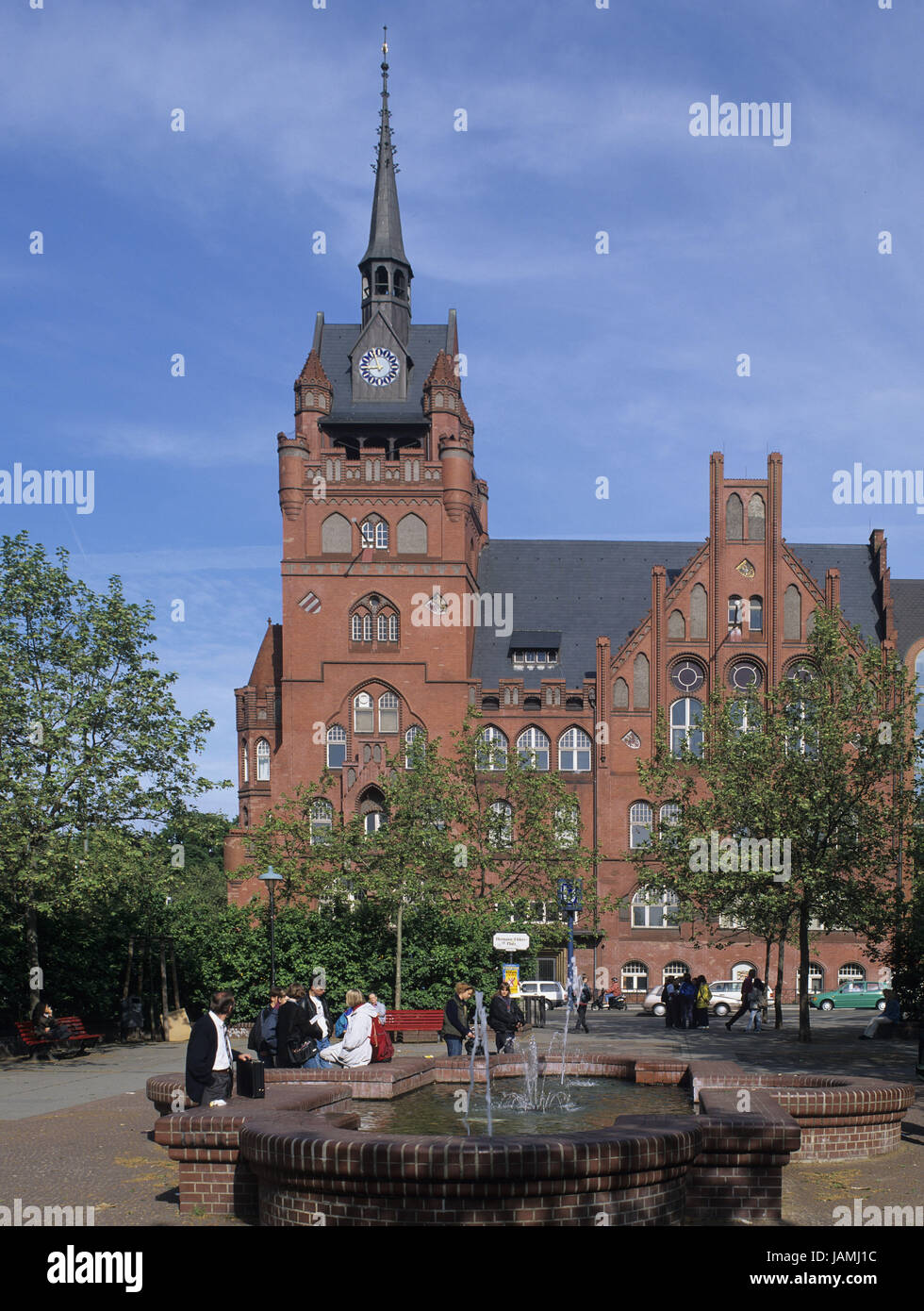 Allemagne,Berlin,Steglitz,hôtel de ville,Schlossstrasse, Banque D'Images