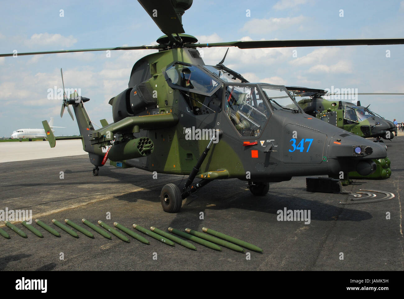 L'aviation militaire, Eurocopter TIGRE, armement,, Banque D'Images