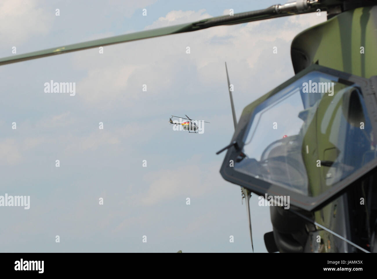 L'aviation militaire, Eurocopter TIGRE,hélicoptère,,détail, Banque D'Images