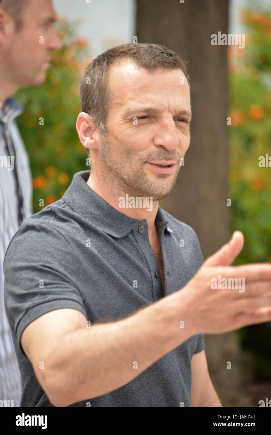 Mathieu Kassovitz Photocall du film 'Happy End' 70e Festival de Cannes Mai 22, 2017 Photo Jacky Godard Banque D'Images