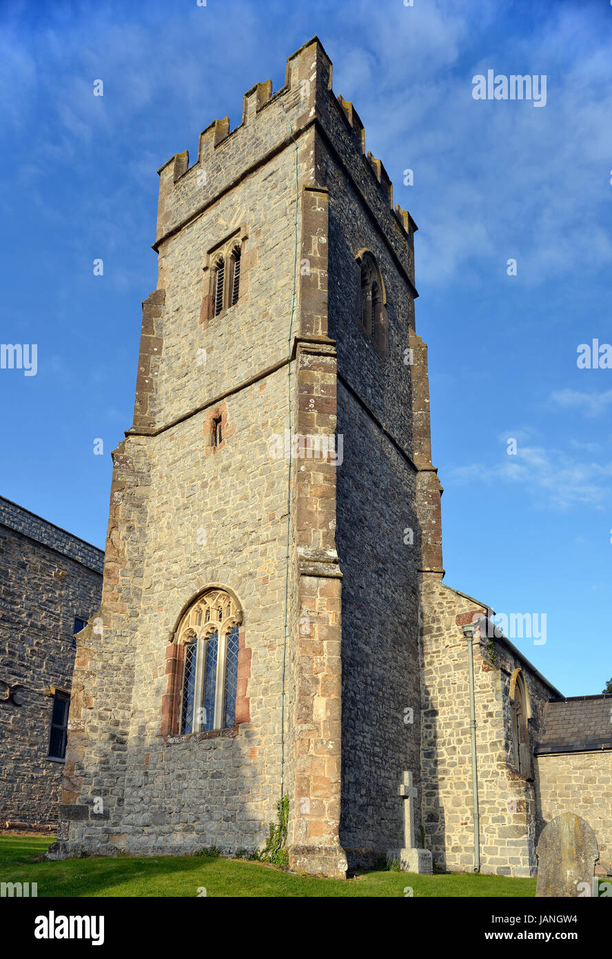 L'église St Mary Vierge, à l'Est Quantoxhead Banque D'Images