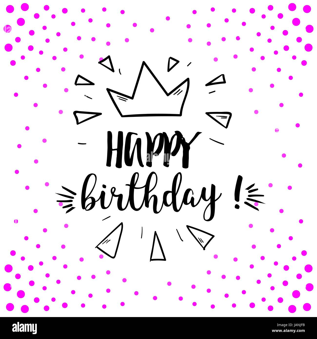 C Est Mon Anniversaire De L Impression De Devis Image Vectorielle Stock Alamy