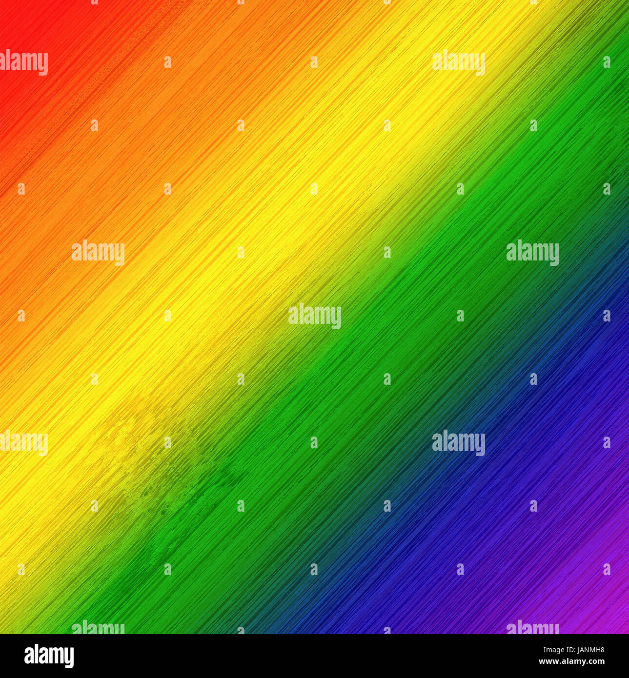 Bois peint arc-en-ciel Banque D'Images