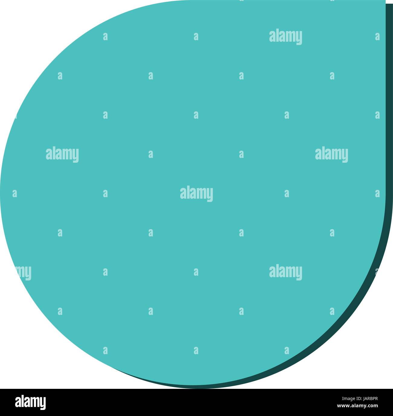 Design Plat Moderne Vecteur En Forme Goutte D Eau Image Vectorielle Stock Alamy