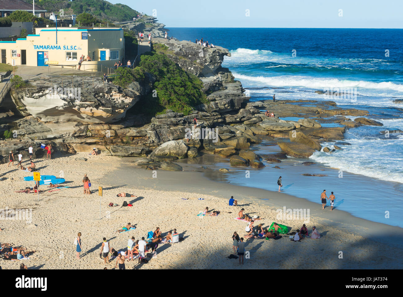 Plage de Tamarama, banlieue Est de Sydney, Nouvelle-Galles du Sud, Australie. Banque D'Images