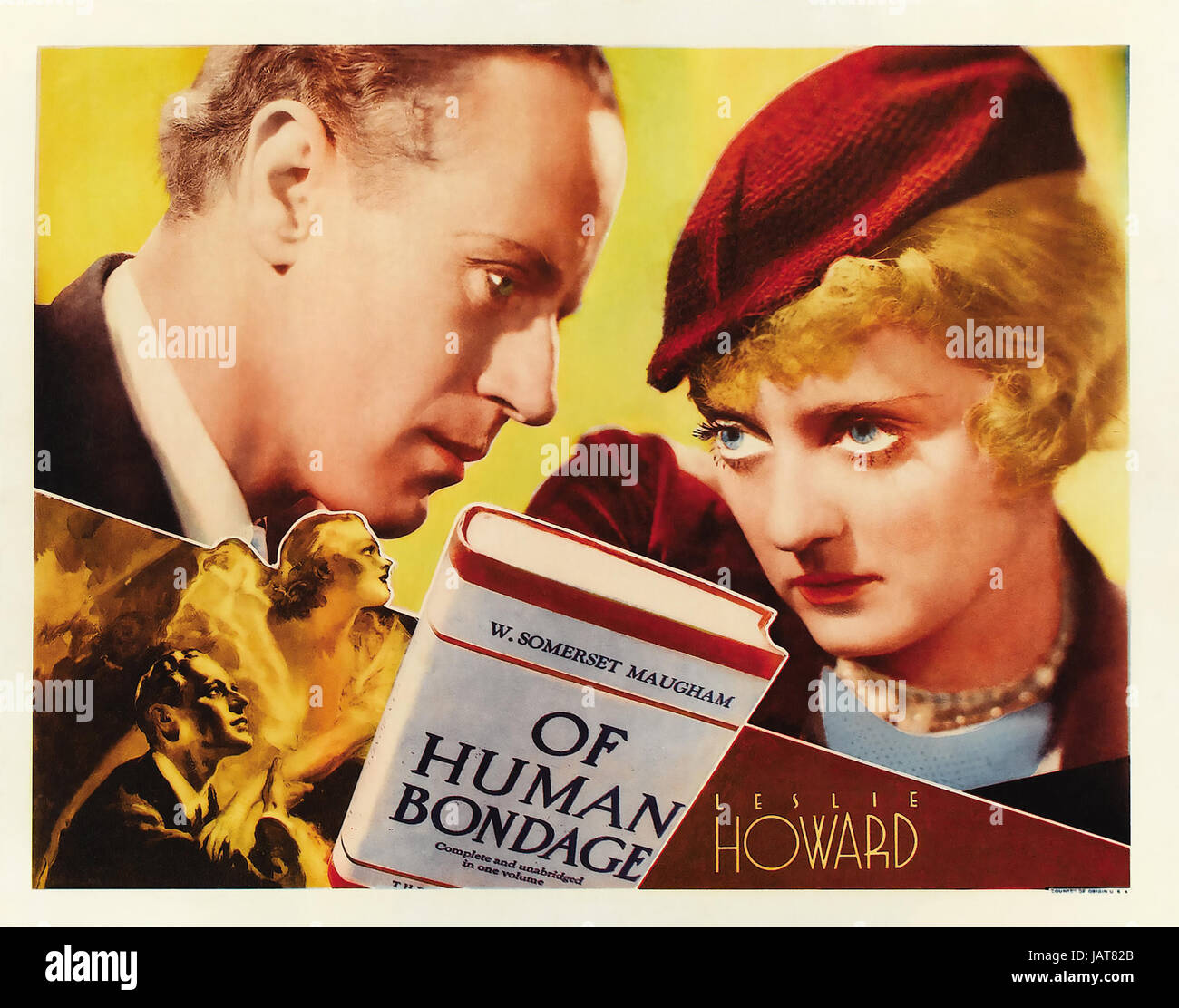 De servitude humaine 1934 RKO Radio Pictures film avec Bette Davis et Leslie Howard Banque D'Images