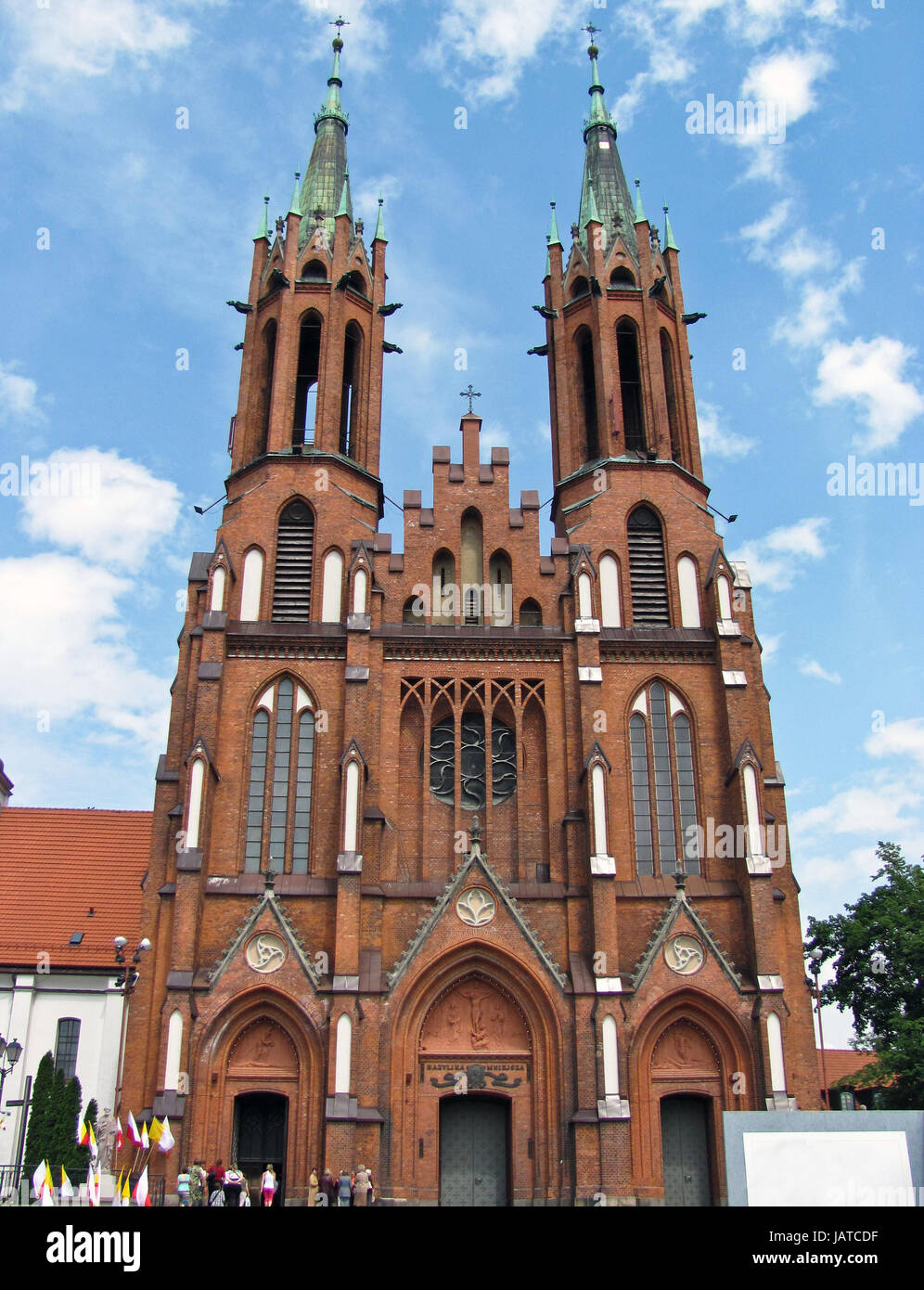 Basilique Cathédrale de l'Assomption de la Bienheureuse Vierge Marie, Bia ?ystok, Pologne Banque D'Images