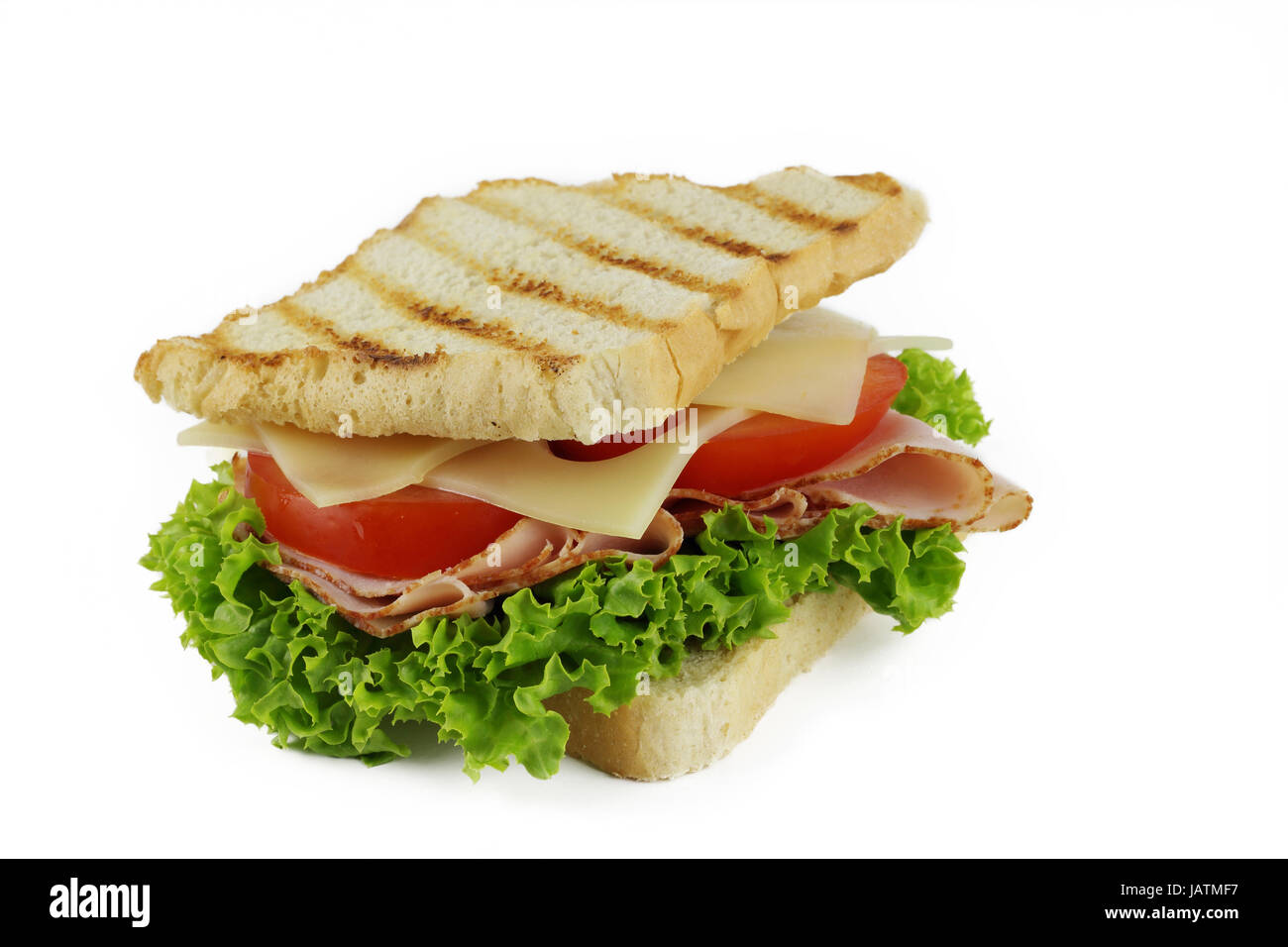 sandwich au jambon Banque D'Images