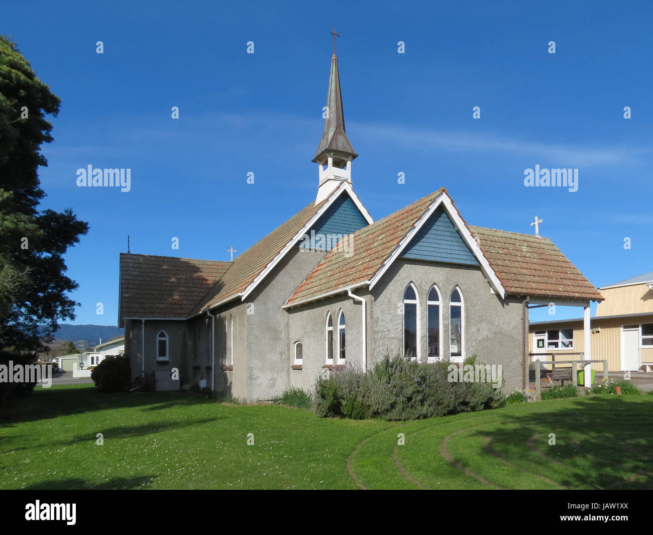 Otaki a quelques merveilleux vieux bâtiment de l'église et sa est l'un d'eux Banque D'Images