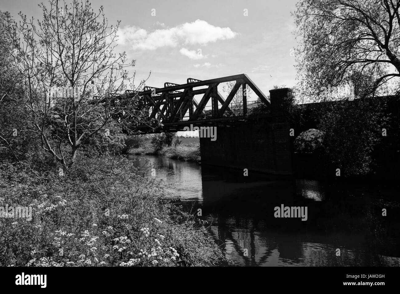 Vieux pont à Stratford upon Avon Banque D'Images