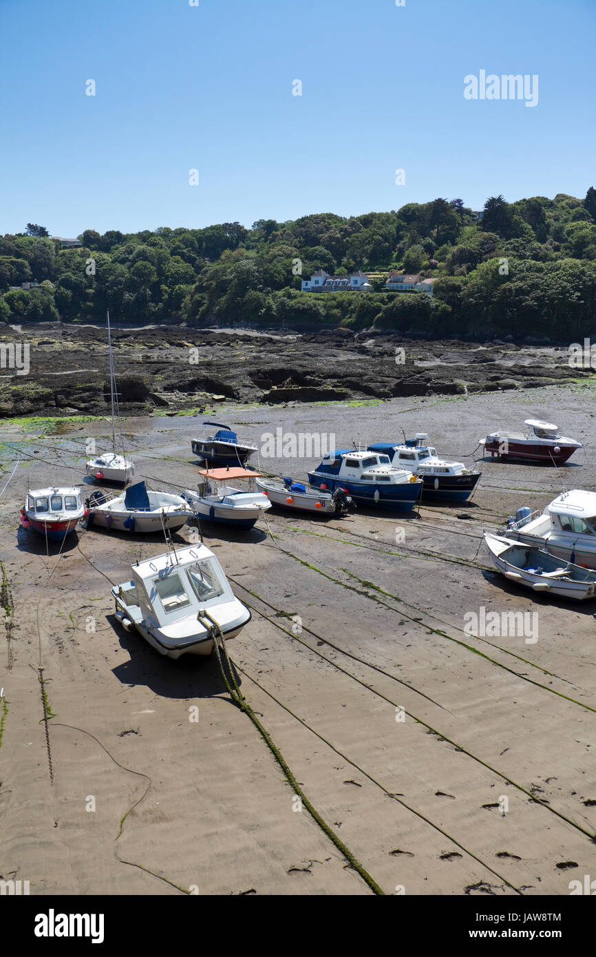 Rozel Bay, Jersey, Channel Islands, Royaume-Uni Banque D'Images