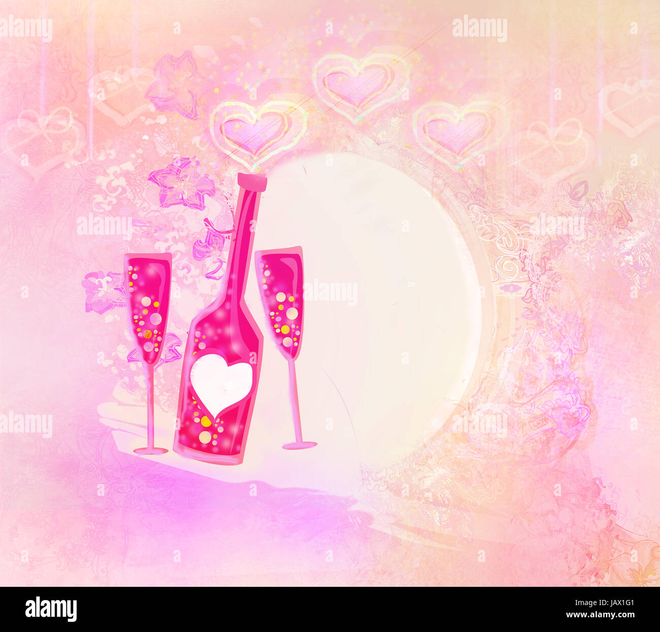 Invitation Au Cocktail D Anniversaire Photo Stock Alamy